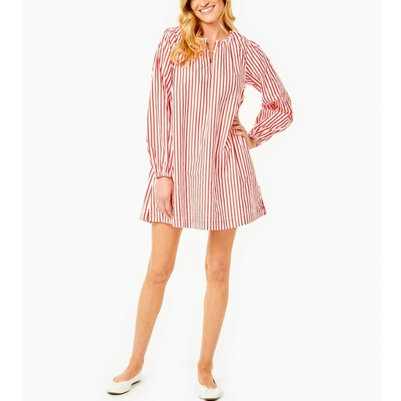 Cotton Poplin Port Dress | Addison Bay - Picture 5 of 5